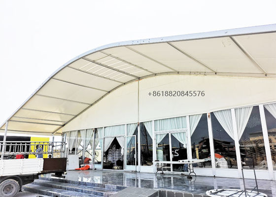 qualità Tende pieghettate di lusso impermeabili di evento di nozze di vetro 40x60 fabbrica